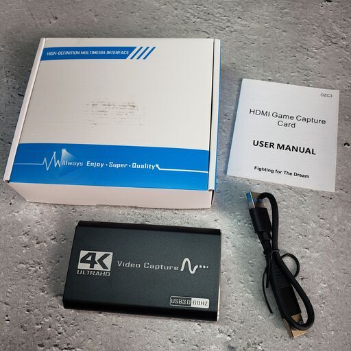 DR.TREE キャプチャーボード switch対応 HDMI キャプチャー4K