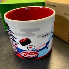 新品　箱付き　マグカップ　スタバ　日本柄の画像