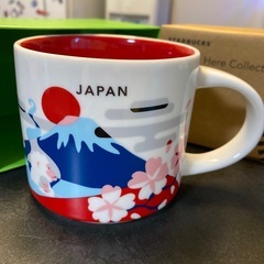 新品　箱付き　マグカップ　スタバ　日本柄の画像