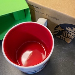 新品　箱付き　マグカップ　スタバ　日本柄の画像