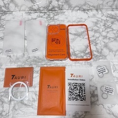 【新品未使用】iPhone15プロ ケース セット 磁気リング 保護フィルム スマホの画像