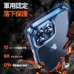 【新品未使用】iPhone15プロ ケース セット 磁気リング 保護フィルム スマホの画像