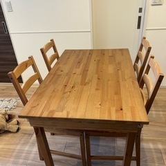 【IKEA】ダイニングセットの画像