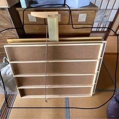セミダブルベッド　マットレスなし
　の画像