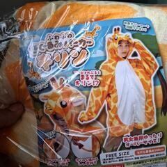 キリン　ふわふわ着ぐるみパーカーの画像