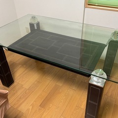 ガラステーブル➕椅子4脚