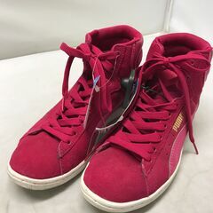 【FU2012】★ハイカットスニーカー プーマ 22.5cm 赤...