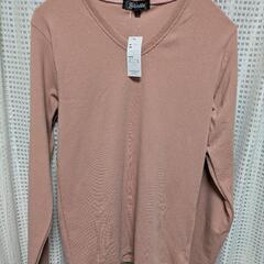 新品 メンズ 長袖Tシャツ Lサイズ カットソー トップス 薄ピ...