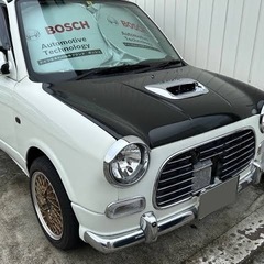 ミラジーノL700s のヘッドライトバイザー、リヤスポイラー(リ...