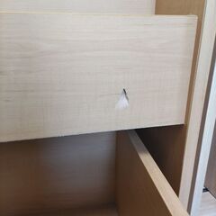木製 子供絵本棚 おもちゃ入れの画像