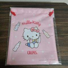 【新品未使用品】🌼ハローキティ巾着ポーチの画像