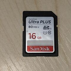 16GB SDカード  サンディスク Ultraプラス UHS-...