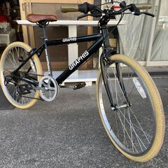 🌟ジモティー限定価格🌟　GRAPHIS/グラフィス　クロスバイク　6段ギア　埼玉県和光市　リサイクルケイラック和光店　GMW123の画像