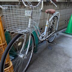 自転車　ママチャリ　変速あり