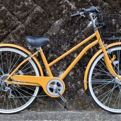 お問合せ募集中【オプション部品マシマシ】シティサイクル/26インチ/マスタードイエロー/INNOVATION FACTORY（イノベーションファクトリー）/サイクルベースあさひの画像