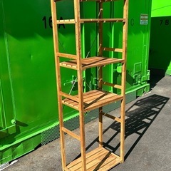【お取引中】イケヤの木製四段棚