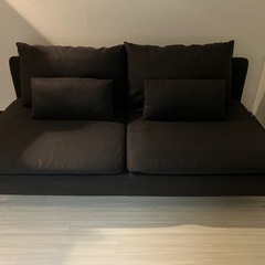 本日中の御引取なら無料　ソーデルハムン/IKEA（3人がけソファー)