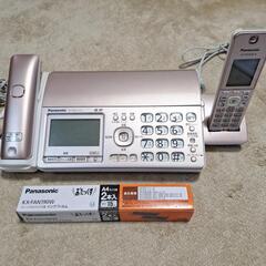 【値下げ】🎵PanasonicFAX、子機、取説、インクフィルム付き🎵
