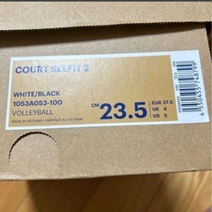 アシックスバレーボールシューズミドルカット☆23.5センチの画像