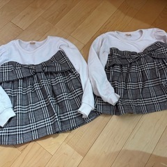 女の子　姉妹　お揃い　トップス　パンツ　110㎝　120㎝　130㎝　140㎝　キッズの画像
