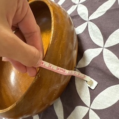 お皿、器、ボウルお菓子入れ　みかん入れ　木製　コタツ　の画像