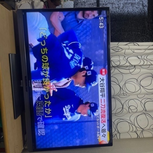 テレビです