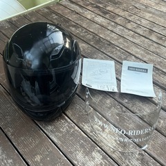 バイク　ヘルメット　中古　クリア　シールド付き