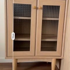北欧風　木製キャビネットの画像