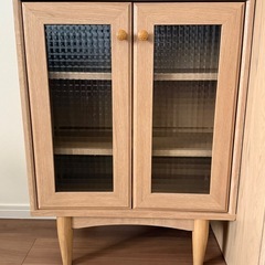 北欧風　木製キャビネットの画像