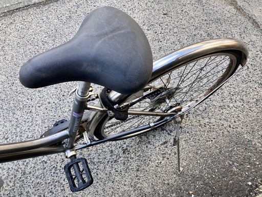 621、シティサイクル27インチガンメタ