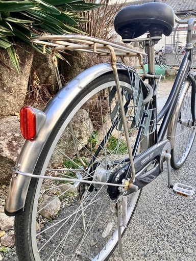 ママチャリ27インチ黒 27インチ 6段変速 ママチャリ ブラック