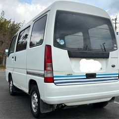 コミコミ！車検丸2年付！サンバーバン！軽運送や作業車等！フルフラット！箱バン！乗って帰れます！の画像