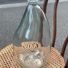 リサイクルガラス　波ガラス　フラワーベース　花瓶