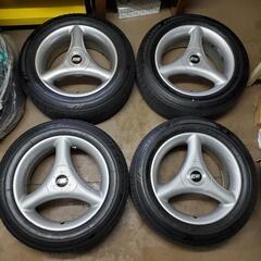 215/60R17 ブリヂストンNH100RV 中古夏タイヤ と...