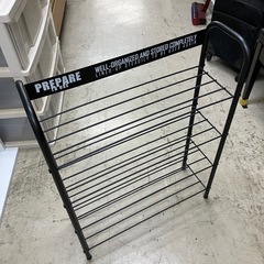 I2502-761 シューズラック ブラック キズ汚れ有り
