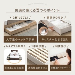 シングルベッドセット(フレーム+マットレス)の画像