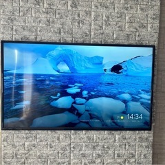 【お引渡し先決定】壁掛けテレビ　金具付き　55インチ　