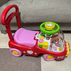 キティちゃん　乗り物　押し車の画像