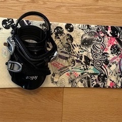 スノーボードRIDE 143センチ　ビンディング付きの画像