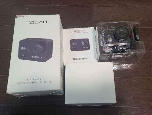 COOAU 4K/60fps アクションカメラ CU-SPC03