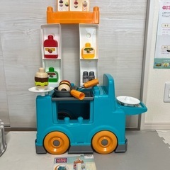 フィッシャープライス メガブロック 2way フードトラックの画像