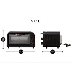 simplus 2枚焼きオーブントースターの画像