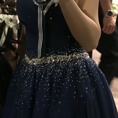 結婚式 二次会 新婦 ロングドレスの画像