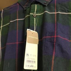 GUチェックシャツの画像