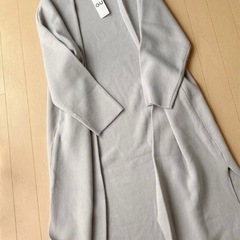 【新品未使用タグ付】GU ニットロングガウン(長袖) Mサイズの画像
