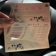お話中　たまゆら入浴券11枚
