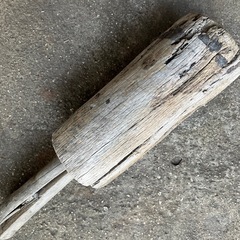 横槌　藁たたき　レトロ　古道具の画像
