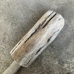 横槌　藁たたき　レトロ　古道具の画像