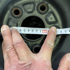 マッドタイヤ＆スチールホイール15インチの画像