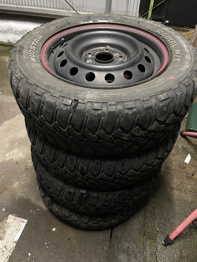 マッドタイヤ＆スチールホイール15インチ マッドタイヤ＆スチールホイール15インチ